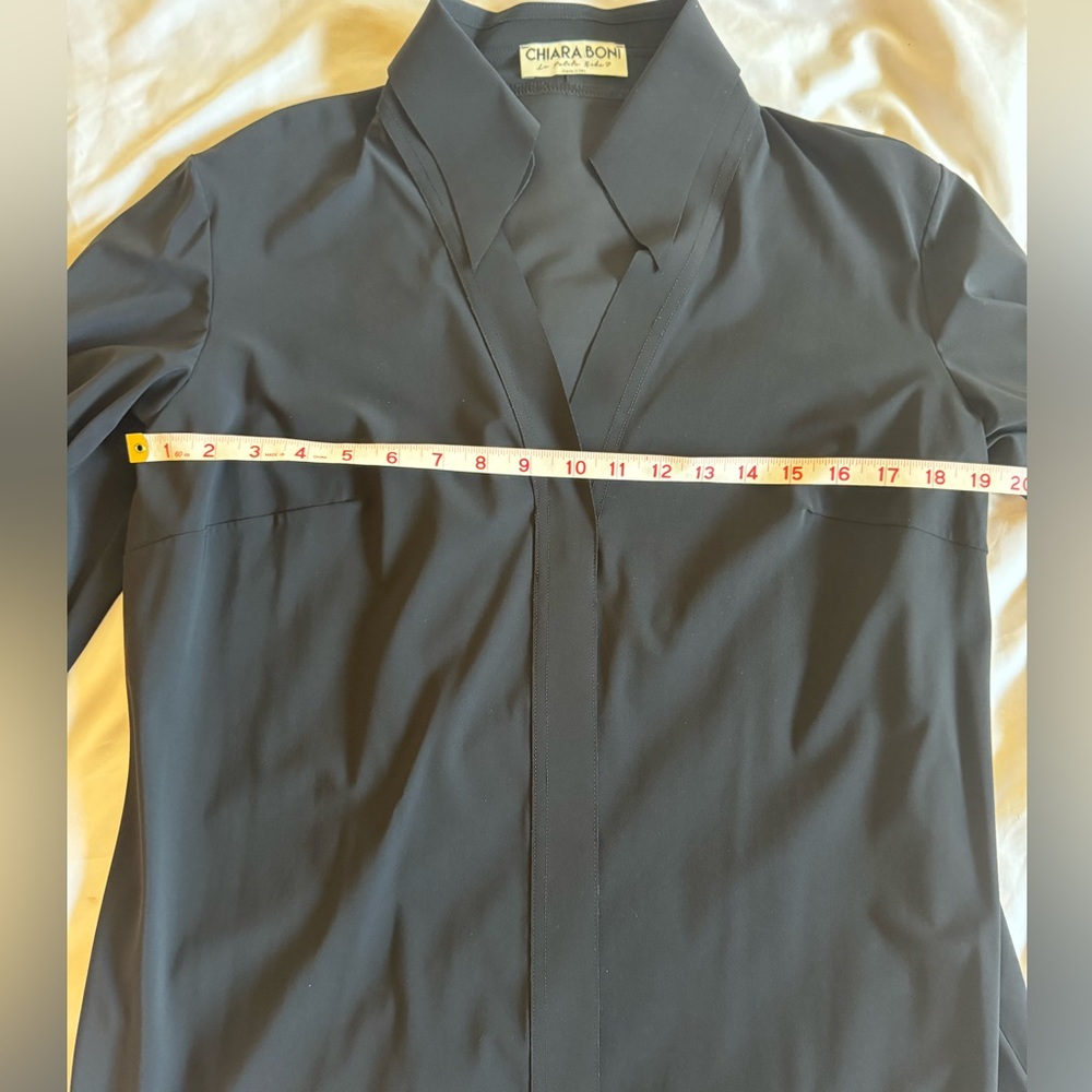 CHIARA BONI La Petite Robe- long--sleeve concealed-fastening shirt